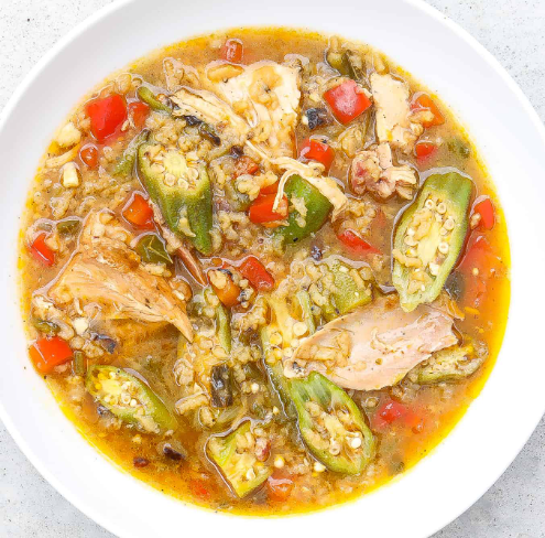 Sauce Okra (Gombo Frais & Sec) / Okra Soup (Fresh & Dry)